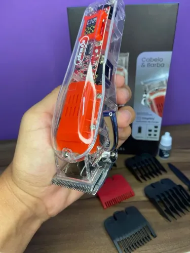 Máquina de Cortar Cabelo sem Fio com Display - MA301 Knup