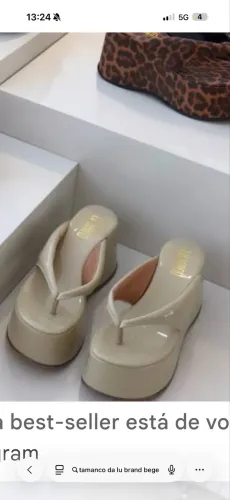 Tamanco Lu Brand novo