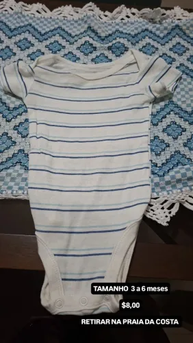 BODY TAMANHO 3 A 6 MESES