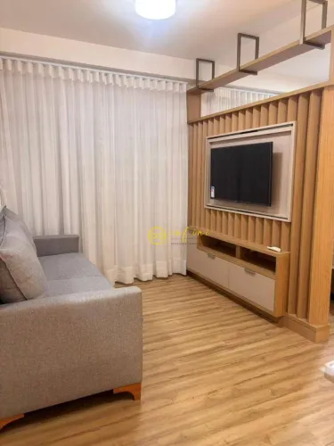 Apartamento Studio Mobiliado com 1 Quarto para alugar, 37 m² por R$ 3.750/mês - Condomínio
