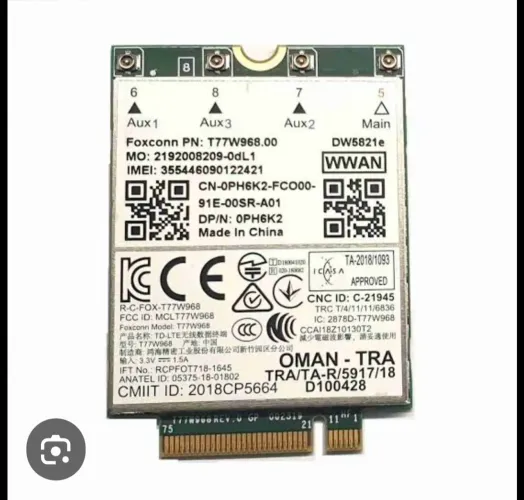 Wwan 4g Latitude 5420 7420 