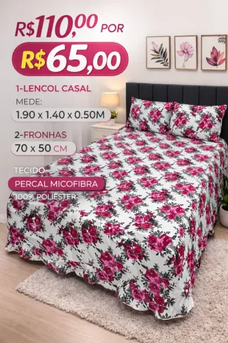 Conjuntos de cama casal promoção