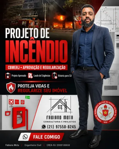 PROJETO DE INCÊNDIO E REGULARIZAÇÃO JUNTO AO CORPO DE BOMBEIROS/RJ