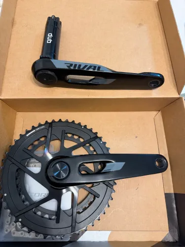 Pedivela SRAM Rival AXS 2x E1 DUB 170 mm 48/35T com medidor de potência