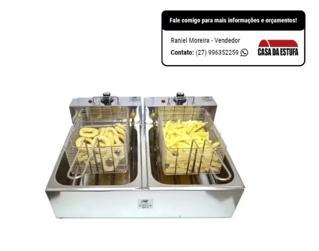 Fritadeira Elétrica 10 Litros Inox - FDS10 - Stevan