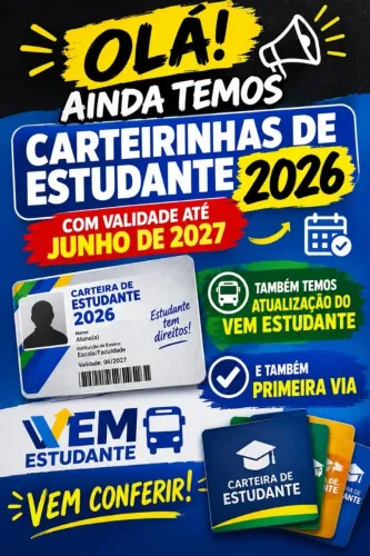 Carteirinhas de estudante