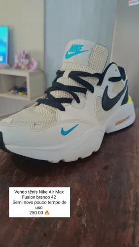 Tênis Air Max branco 42 