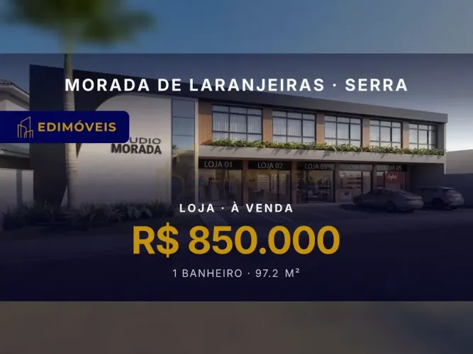 Morada de Laranjeiras: Loja em condomínio, última unidade comercial disponível