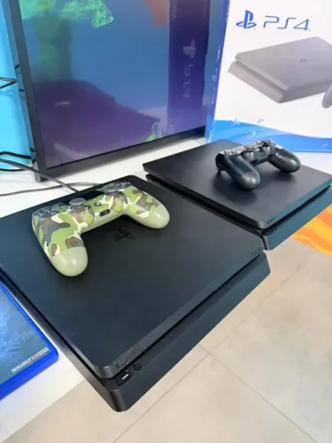 Ps4 Slim de 1tb seminovo revisado 100% c garantia