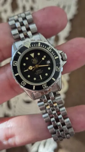 Relógio TAG Heuer 1000 Professional 200m Swiss 980.018N Vintage Anos 80