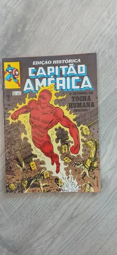 Capitão América Nº 170 Abril - Edição Histórica O Retorno do Tocha Humana