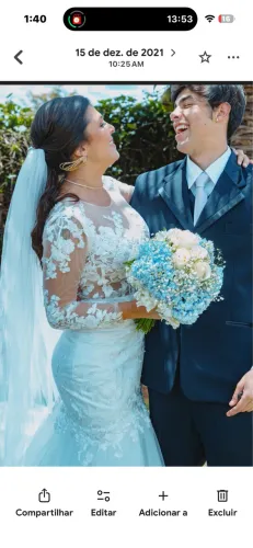 Vestido de noiva impecável