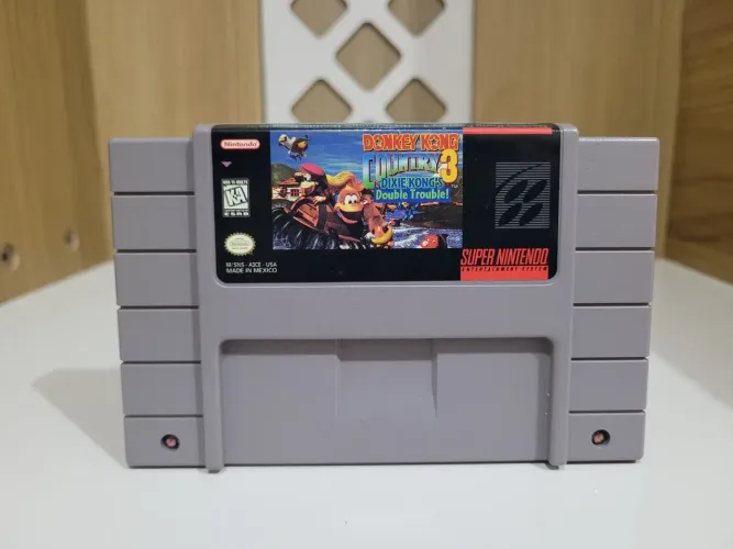 Donkey kong 3 country snes super nintendo