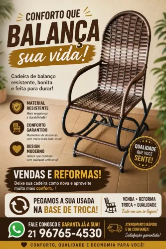Cadeiras de balanço 