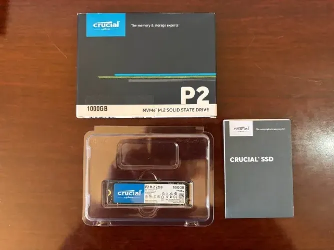SSD 1TB Crucial P2, M.2 2280 Nvme