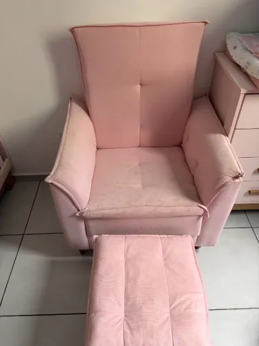 Poltrona de Amamentação Rosa