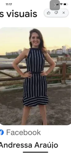 Vestido listrado