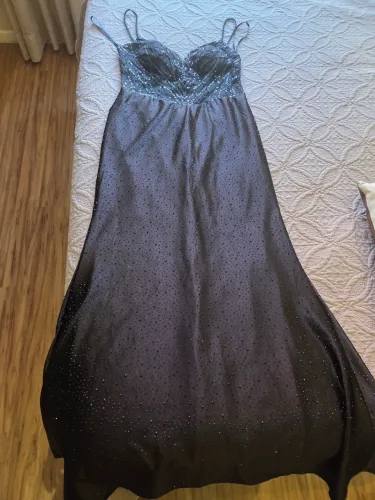 Vestido preto longo!