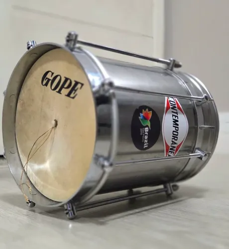 Cuíca Contemporânea 8"polegadas em alumínio