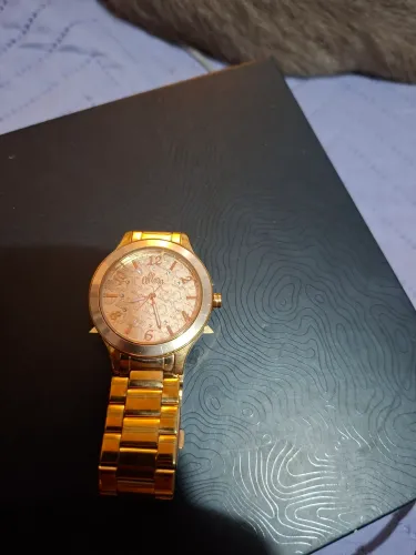 Relogio Feminino Dourado Allora ( Tecnnus)