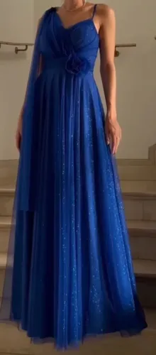 Vestido azul Royal, ótimo para formatura, festas de casamento, aniversário