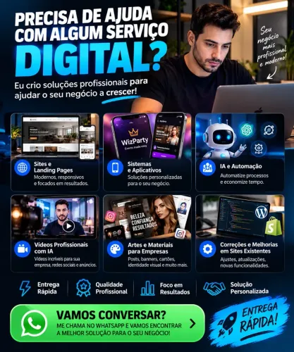 Sites, Apps, Tradução Inglês/Português e Serviços Digitais
