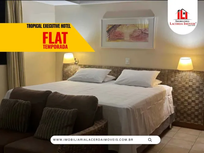 Tropical Executive Hotel, Flat Mobiliado, Locação Temporada, LEIA A DESCRIÇÃO, 4 PESSOAS
