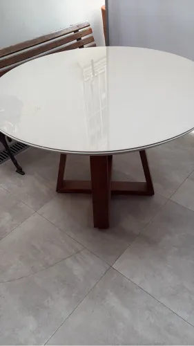 Mesa jantar redonda 1.10 m diametro 