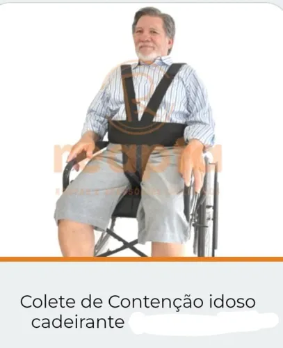 Colete de Contenção Idoso Cadeirante 
