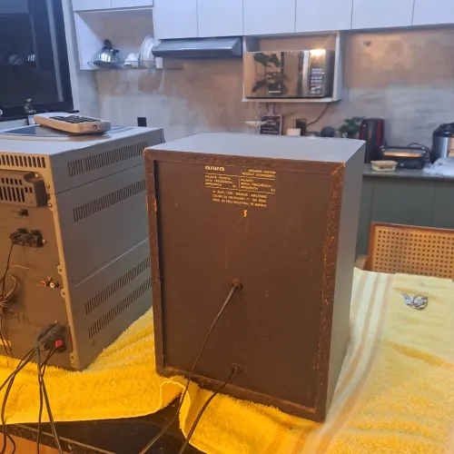Aparelho aiwa NSX-S559 muito novo com as cxs