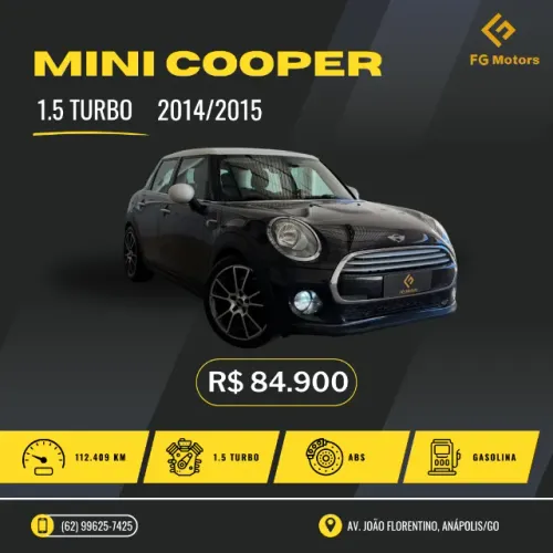 Mini Cooper 1.5 Turbo 12V 5P Aut. 2015