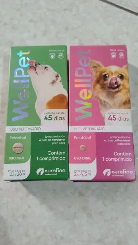 ANTIPARASITÁRIO WELLPET PULGAS E CARRAPATOS 