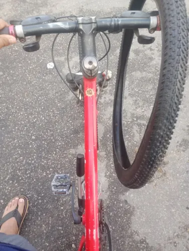 Bicicleta Quadro Totem Vermelha.