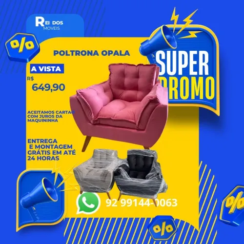 Poltrona disponível a pronta entrega 