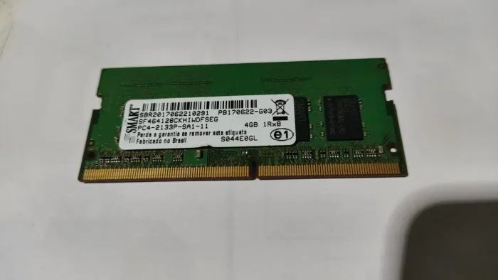 Memória Notebook 4Gb Ddr4 Smart 2133Mhz