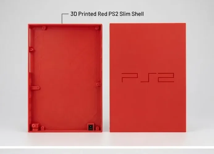 Carcaça Playstation 2 impressão 3D 