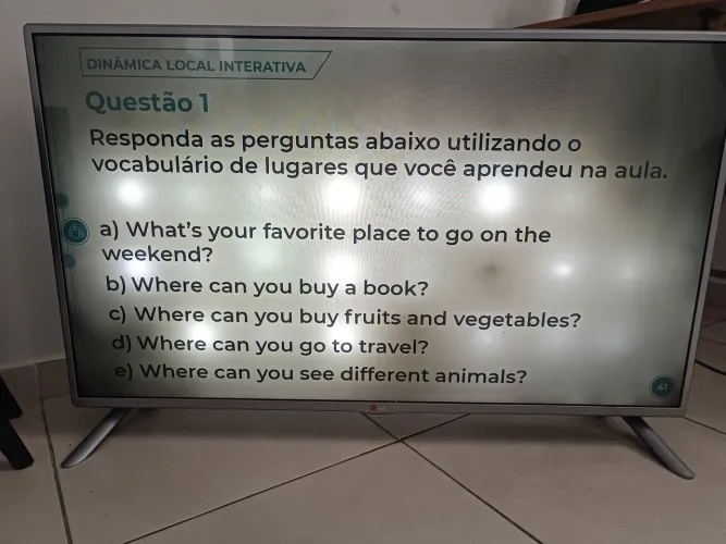 TV LG 42 polegadas (com alguns defeitos)