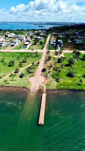 Lote Frente Lago Corumbá IV | 1000m² Plano | Mansões Bougainville