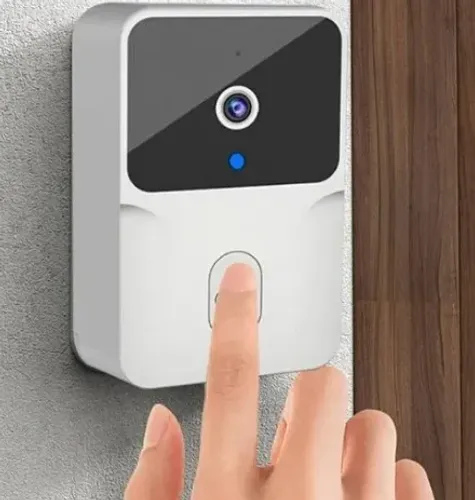 2 Campainha Inteligente Tuya Wifi Sem Fios E Com Bateria