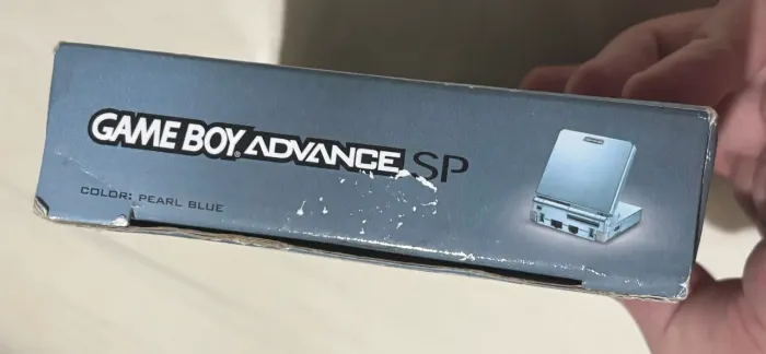 Caixa vazia original Gameboy advance SP
