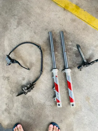 Bengalas sistema a disco e mesa cg150/cg160 original Honda 