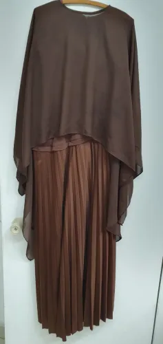 Vestido de festa marrom madrinha