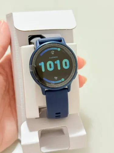 Relógio Garmin Vivoactive 5 Azul marinho com monitor Cardíaco e GPS