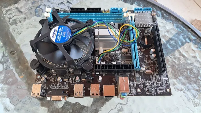 Kit placa mãe g41 lga 775 seminovo 