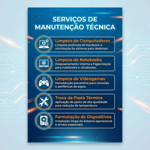 Manutenção de aparelhos eletrônicos 