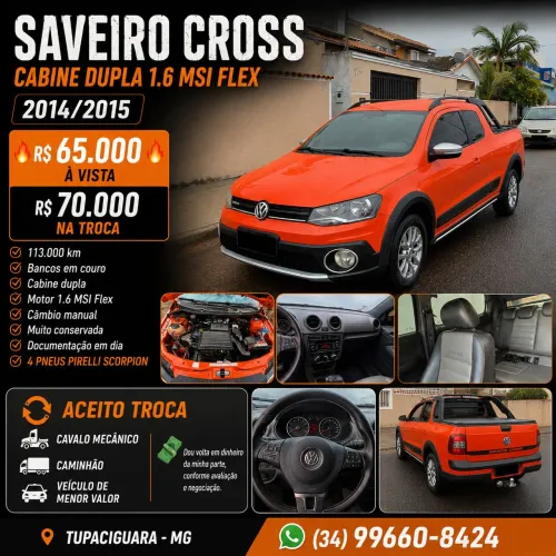 Volkswagen Saveiro Cross 1.6 T.flex 16V CD 2015
