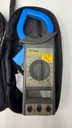 ALICATE AMPERÍMETRO DIGITAL CATEGORIA II 1000V ET-3200A MINIPA