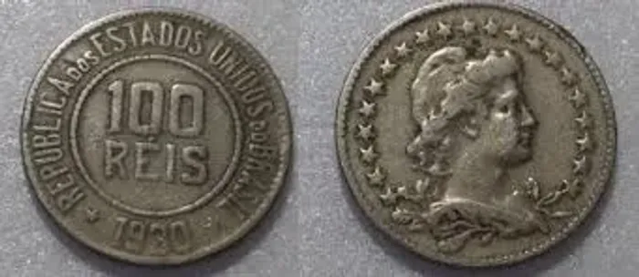 Moeda 100 réis 1930