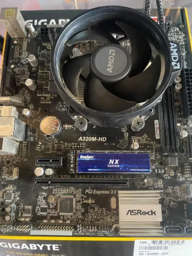 Kit placa mãe processador nvme oportunidade