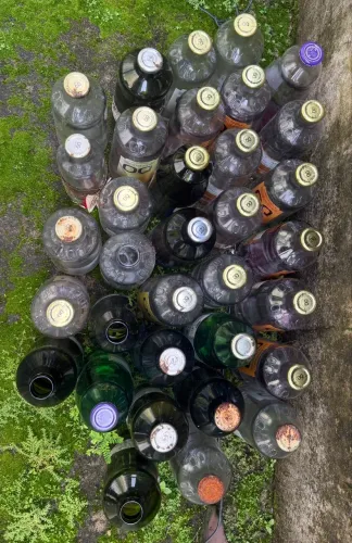 Garrafas para doação